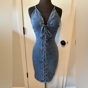 Small denim-looking dress